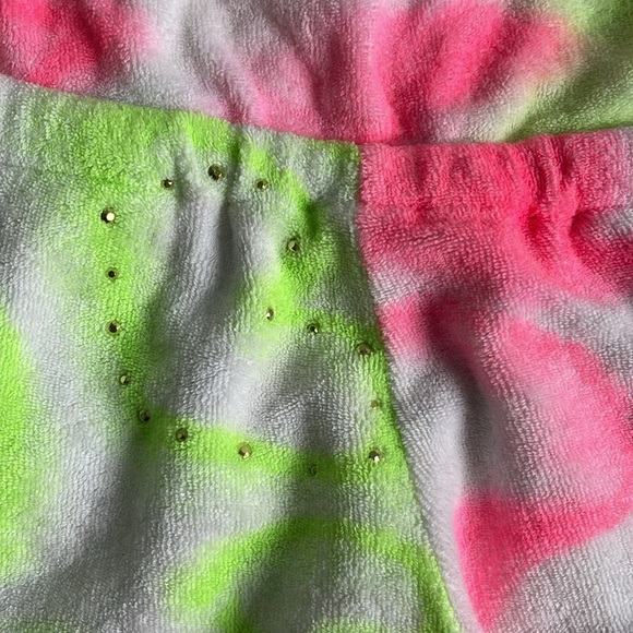 Flowers by Zoe Vintage Tye-Dye Girl's Terry Romper/Coverup - Picture 11 of 12